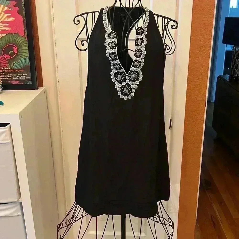 BCBGMaxAzria Silk Dress-Sz S